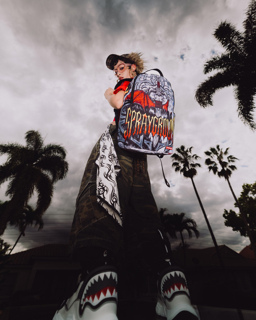 SPRAYGROUND METAL LOGO BACKPACK