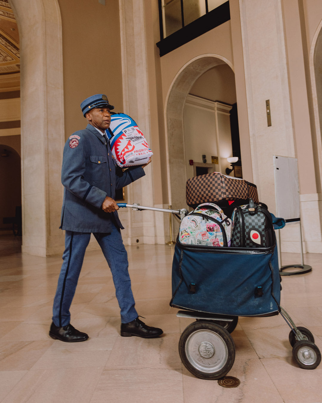USPS SPRAYGROUND SPECIAL DELIVERY BACKPACK