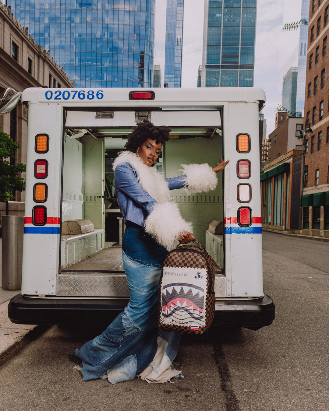 USPS SHARK STAMP BACKPACK
