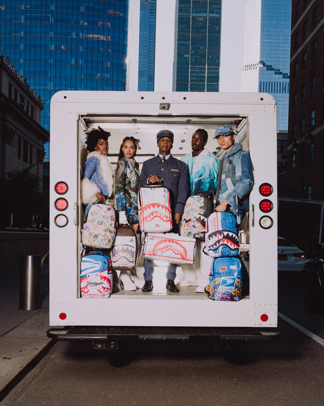 USPS HALF STAMPS BACKPACK